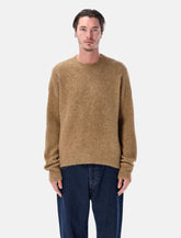 Ami Paris alpaca blend crew neck sweater - | Spazio Pritelli