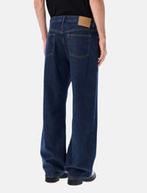 AMI Paris large fit raw indigo denim jeans - | Spazio Pritelli