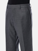 Ami Paris Grey Wool Classic Trousers - | Spazio Pritelli