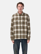 Ami Paris Checked Green Shirt - | Spazio Pritelli