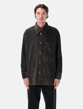Ami Paris Corduroy Overshirt - | Spazio Pritelli