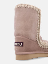 Mou Eskimo 24 sheepskin boots with crochet stitching - | Spazio Pritelli