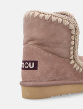 Mou Eskimo 18 sheepskin boots with crochet stitching - | Spazio Pritelli