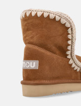 Mou Eskimo 18 sheepskin boots with crochet stitching - | Spazio Pritelli