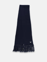 Emporio Armani ribbed wool scarf - | Spazio Pritelli