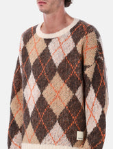 Emporio Armani Recycled Wool Argyle Sweater - | Spazio Pritelli