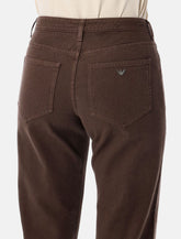 Emporio Armani New York garment-dyed organic denim jeans - | Spazio Pritelli