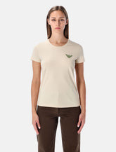 Emporio Armani New York jersey T-shirt with oversized print - | Spazio Pritelli