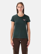 Emporio Armani New York jersey T-shirt with oversized print - | Spazio Pritelli