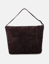 Emporio Armani suede hobo bag - | Spazio Pritelli