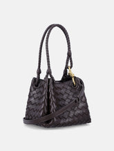 Bottega Veneta Small Parachute Shoulder Bag in Intrecciato Leather - | Spazio Pritelli