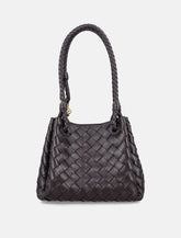Bottega Veneta Small Parachute Shoulder Bag in Intrecciato Leather - | Spazio Pritelli