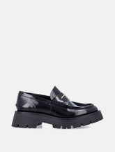 Alexander Wang Carter mid-heel leather loafers - | Spazio Pritelli