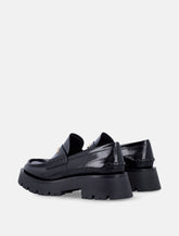 Alexander Wang Carter mid-heel leather loafers - | Spazio Pritelli