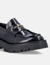 Alexander Wang Carter mid-heel leather loafers - | Spazio Pritelli
