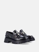 Alexander Wang two-tone leather loafers - | Spazio Pritelli