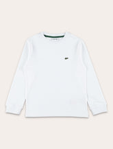 Lacoste Kids white jersey t-shirt - | Spazio Pritelli