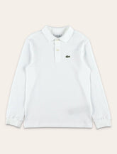 Lacoste boys long-sleeve petit piqué polo - | Spazio Pritelli