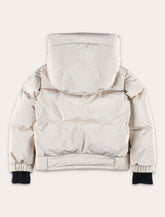 Moncler Grenoble Kid's Violette metallic down jacket - | Spazio Pritelli