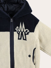 Felpa da bambino con cappuccio reversibile in teddy Moncler Grenoble -  | Spazio Pritelli