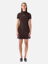 Courrèges brown interlock tracksuit mini dress -  | Spazio Pritelli