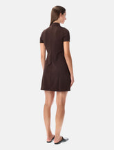 Courrèges brown interlock tracksuit mini dress -  | Spazio Pritelli