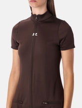 Courrèges brown interlock tracksuit mini dress -  | Spazio Pritelli