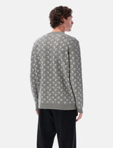 Marine Serre Moon jacquard crewneck sweater - | Spazio Pritelli