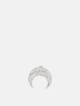 Moon Strass Large Earring - | Spazio Pritelli