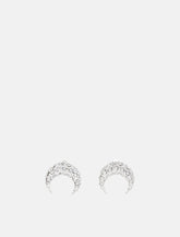 Moon Strass Small Earring - | Spazio Pritelli
