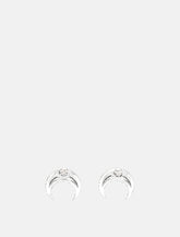 Moon Strass Small Earring - | Spazio Pritelli