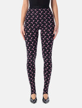 Marine Serre all-over Moon print leggings - | Spazio Pritelli