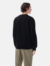 Prada technical cotton black sweatshirt - | Spazio Pritelli