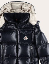 Moncler kid's Yule hooded down jacket - | Spazio Pritelli