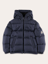 Moncler Eranu Hooded Down Jacket in Nylon for Kids - | Spazio Pritelli