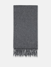 Max Mara wool scarf with embroidered logo - | Spazio Pritelli