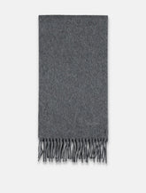 Max Mara wool scarf with embroidered logo - | Spazio Pritelli