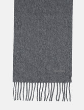 Max Mara wool scarf with embroidered logo - | Spazio Pritelli