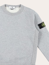 Stone Island Junior Organic Cotton Crewneck Sweatshirt - | Spazio Pritelli