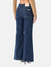 Jeans svasati a vita alta in denim di Self-Portrait - | Spazio Pritelli