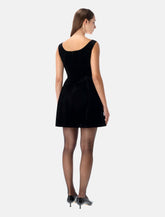 Self-Portrait black velvet mini dress -  | Spazio Pritelli