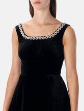 Self-Portrait black velvet mini dress -  | Spazio Pritelli