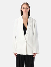 Alberta Ferretti white stretch cady blazer - | Spazio Pritelli