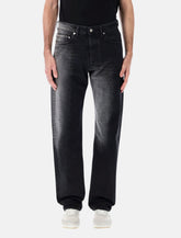 MM6 Maison Margiela jeans gamba dritta con effetto delavé - | Spazio Pritelli