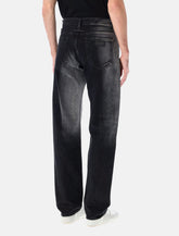 MM6 Maison Margiela jeans gamba dritta con effetto delavé - | Spazio Pritelli