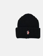 Moncler Grenoble wool beanie with logo - | Spazio Pritelli