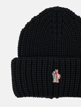 Moncler Grenoble wool beanie with logo - | Spazio Pritelli