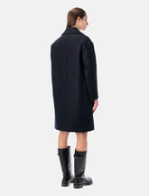 A.P.C. Ninon navy wool coat - | Spazio Pritelli