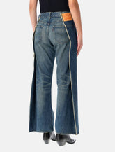 Junya Watanabe Levi’s Jeans in denim di cotone a gamba larga - | Spazio Pritelli