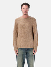 Corridor wool alpaca blend crewneck sweater - | Spazio Pritelli